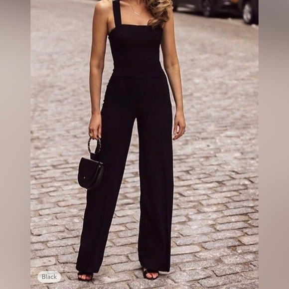 Crystal Sky Black Jumpsuit - Picture 1 of 5